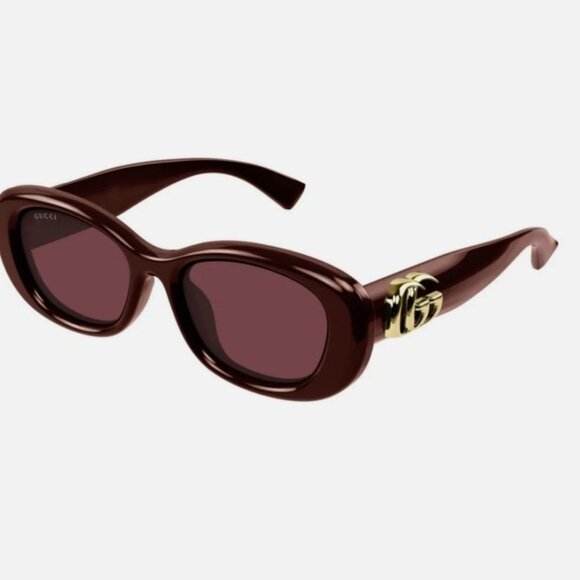 NEW Gucci Red Ladies Sunglasses 53mm 100% Authentic main image 7